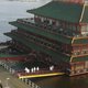 Loopbrug Chinees restaurant Sea Palace ingestort