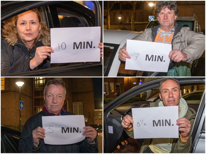 Onze vier Woerdense verslaggevers nemen de proef op de som. Femke Rodenburg, Rik Sneijder, René Cazander en Ruud Witte.