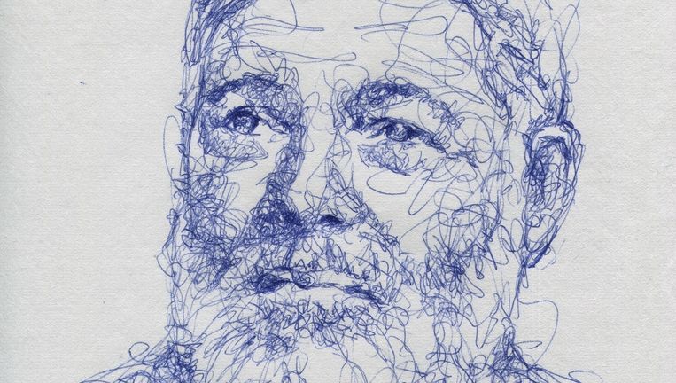 Ernest Hemingway. Beeld Tomori Nagamoto