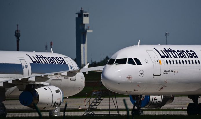 Enkele toestellen van Lufthansa.