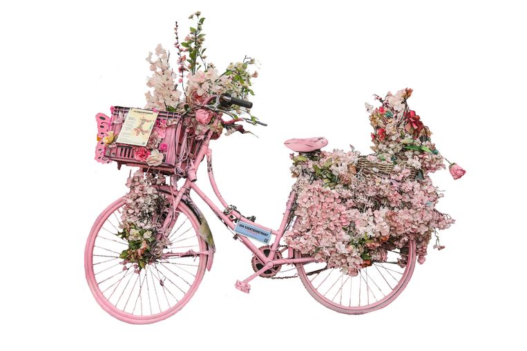 Uiterlijk hoofdkussen sofa Wat doen al die met bloemen versierde fietsen in Oud-West en De Baarsjes?