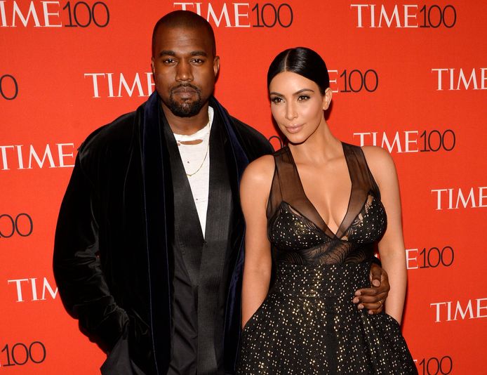 Kanye West en Kim Kardashian