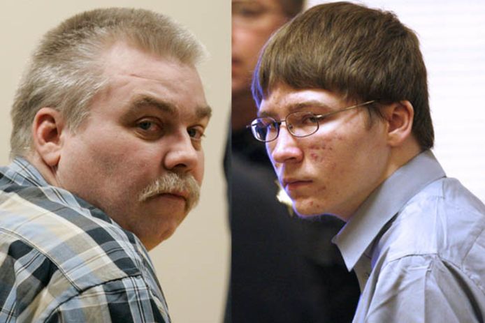 Steven Avery (links) en Brendan Dassey