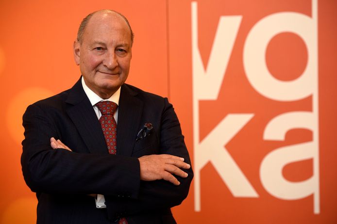 Le président de la fédération flamande des entreprises Voka, Wouter De Geest.