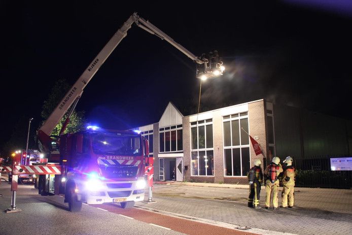 De brand in juli 2019 in bedrijfspand van Mega Keuken Deal in Rijssen.
