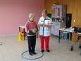 Een valpreventieparcours in het woonzorgcentrum Wissekerke in Bazel