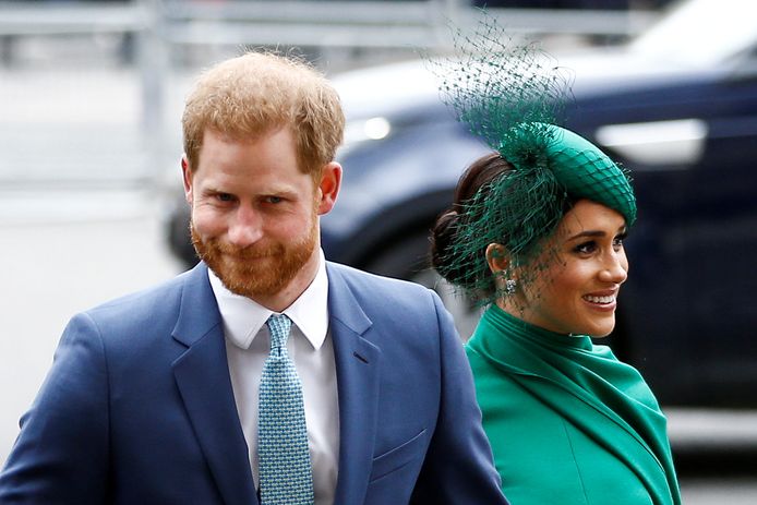 Prins Harry en zijn vrouw Meghan.