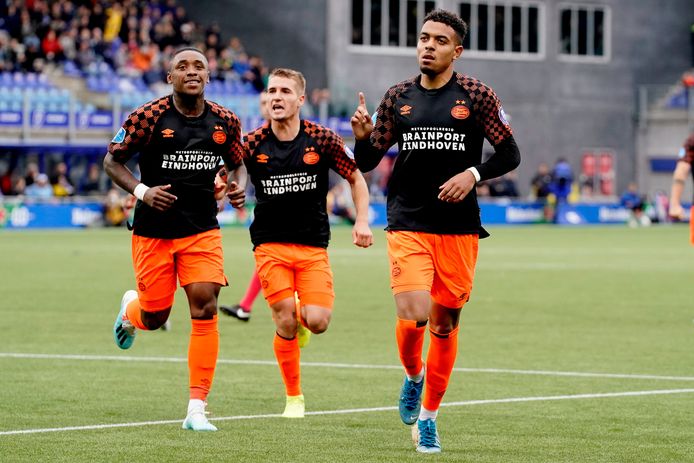 Steven Bergwijn, Michal Sadílek en Donyell Malen.