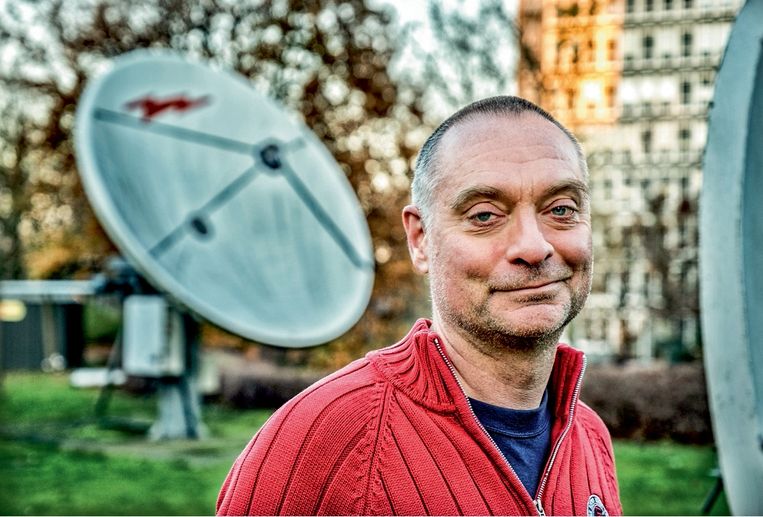 Clem Robyns, eindredacteur bij Canvas: 'Als mijn kind een studie zou moeten kiezen, zou ik radio of televisie toch afraden.' Beeld Tim Dirven