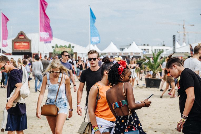 Het Ostend Beach Festival in 2017. Beeld Alexander D'Hiet
