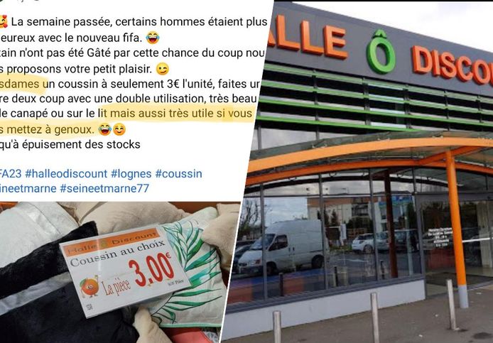 Alors qu’elle vendait ses coussins à des prix avantageux, l’enseigne Halle O, basée à Lognes, en Seine-et-Marne, a communiqué de manière maladroite sur Facebook