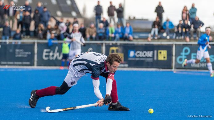 Red Lion Nicolas de Kerpel scoorde in de wedstrijd tegen Gantoise de eerste twee doelpunten voor Herakles.