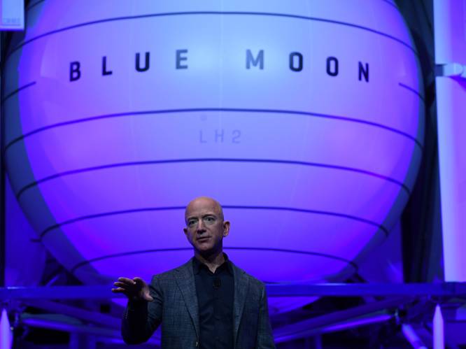 Amazon-baas wil naar de maan en stelt eigen maanlander voor