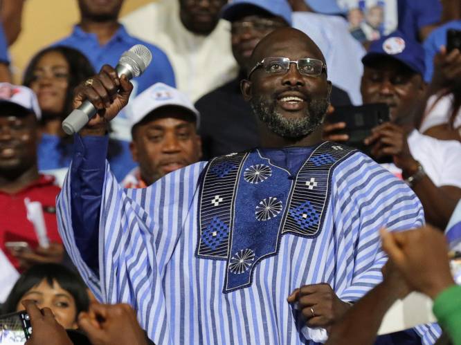 Stemming Liberia dag na Kerstmis: voetballegende George Weah roept zijn kiezers op niet te veel te drinken
