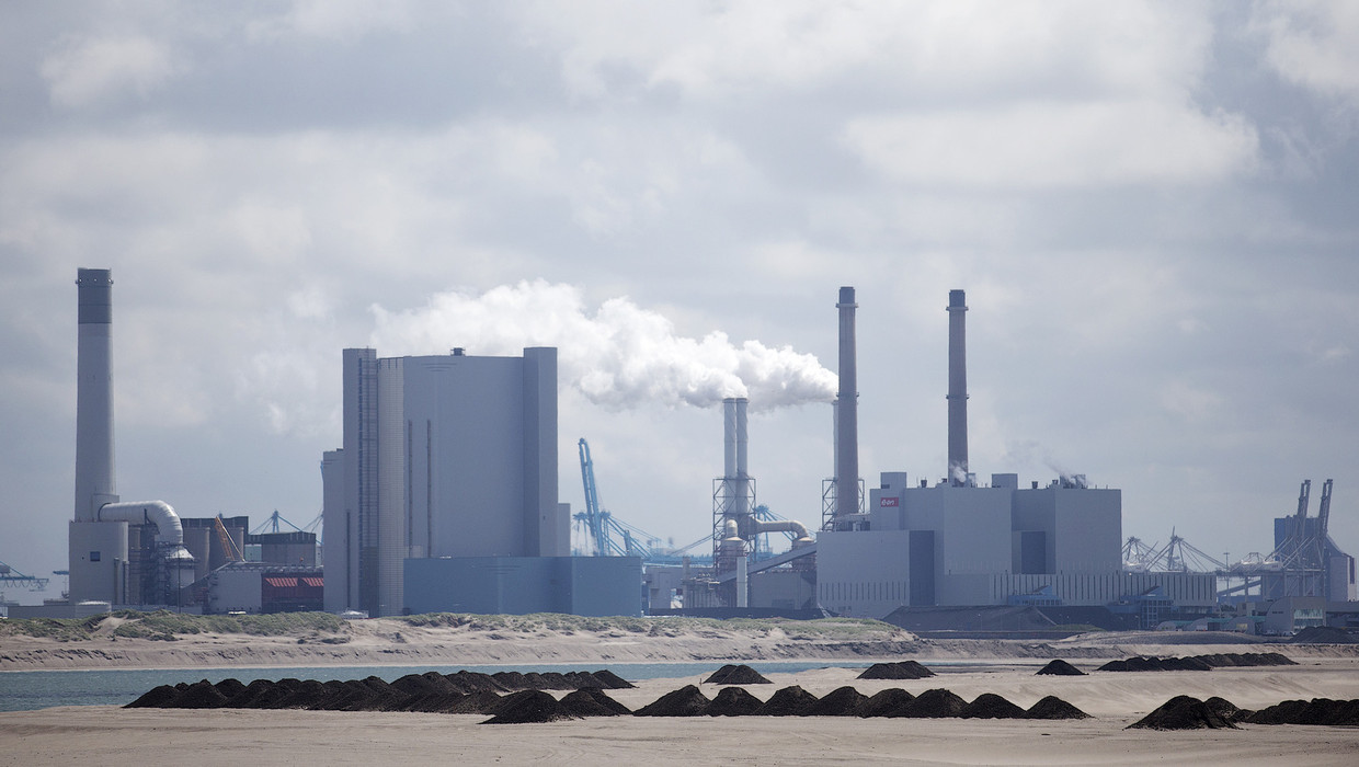 Kolencentrale op de Tweede Maasvlakte. Beeld anp