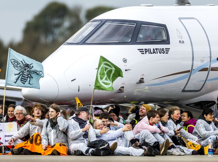 Extinction Rebellion demonstreerde eerder ook op Schiphol.