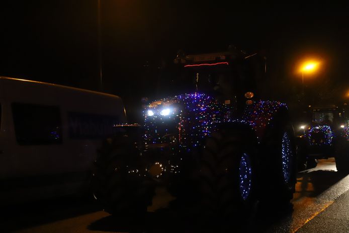 Verlichte tractoren Pajottenland