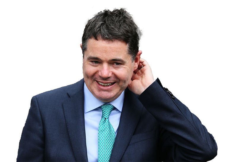 De Ierse minister van financiën, tevens eurogroep-voorzitter, Paschal Donohoe.  Beeld Hollandse Hoogte / PA Media