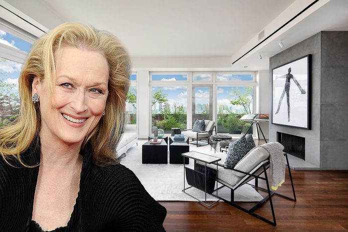 Meryl Streep zet haar penthouse te koop voor 16,5 miljoen euro
