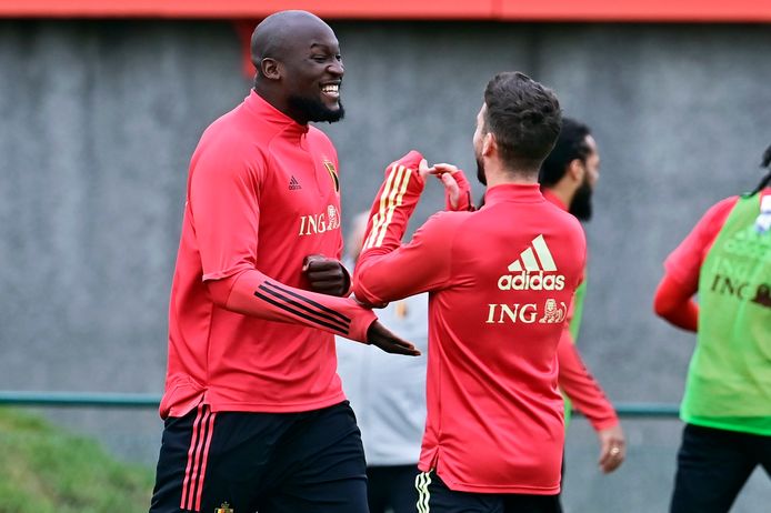 Romelu Lukaku en Dries Mertens.