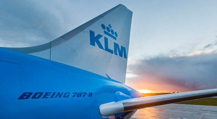 Een toestel van KLM
