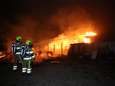 Twee chalets uitgebrand op camping Maaszicht in Kerkdriel 