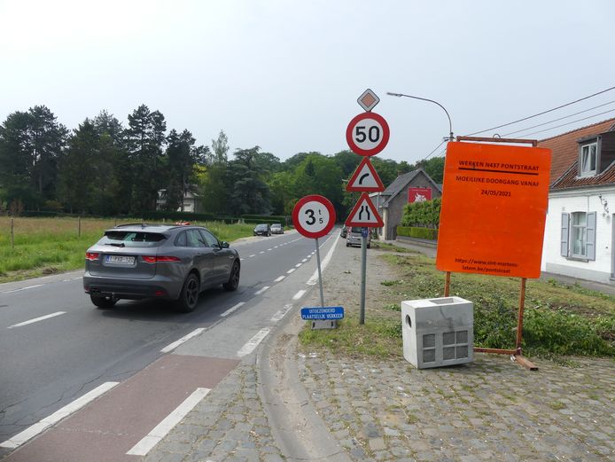 De Pontstraat in Deurle.