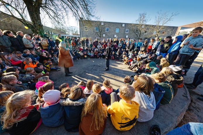 Feestje op het Kindcentrum in Boxtel.