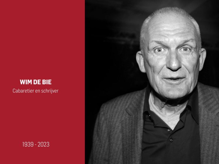 Cabaretier en schrijver Wim de Bie (83) overleden