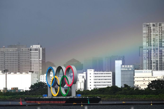 Olympische ringen.